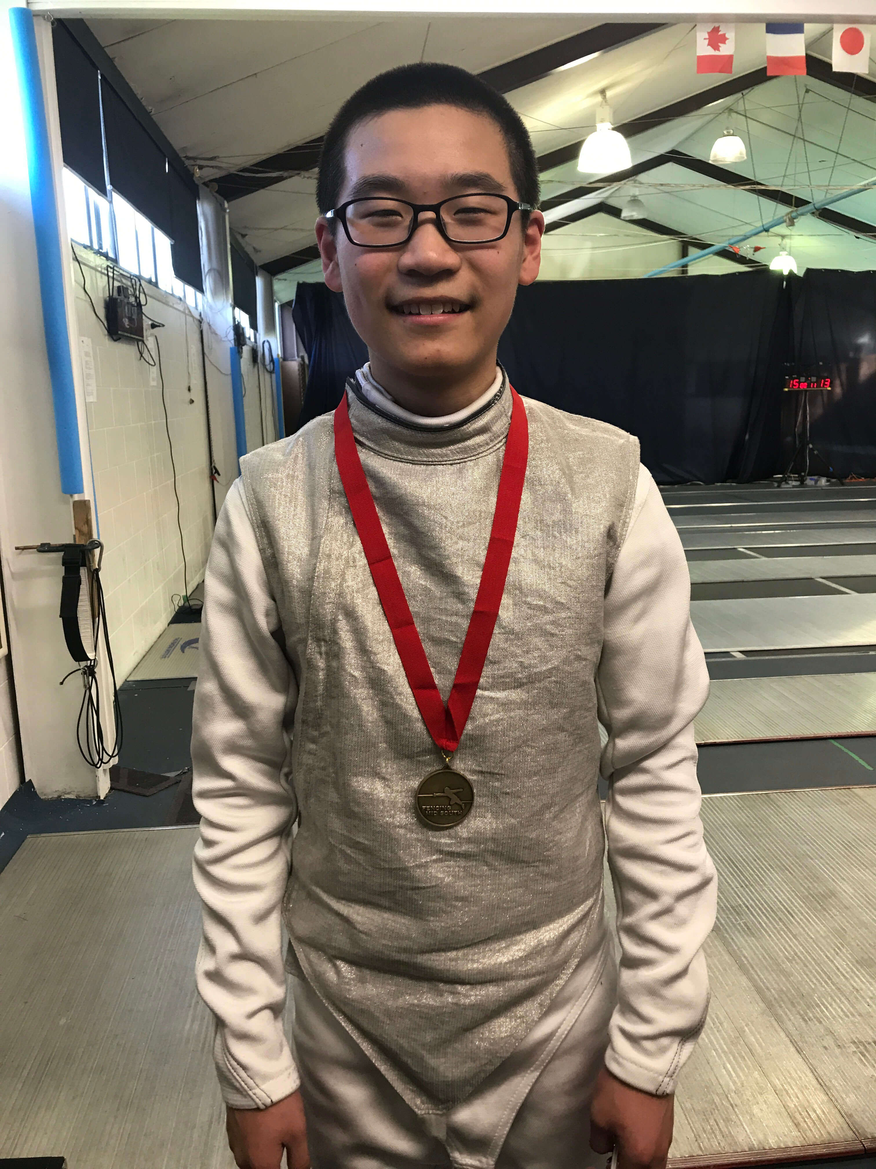 Fencing Mid South School Champs 2019 Tim Wang