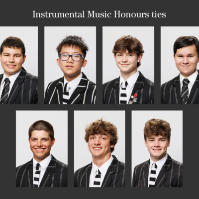 Instrumental Music Honors ties